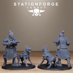 Legacy Thorncrest Hunters Sisters | Station Forge 16k Resin Miniatures | 28mm 32mm Tabletop Wargaming | Unpainted image 8
