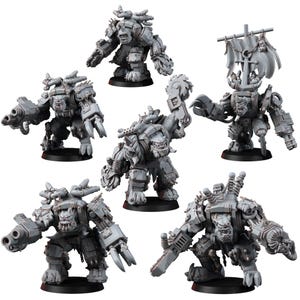 Ork Mega Armoured Bulorks | 16k Resin Miniatures | 28mm 32mm Tabletop Wargaming | Unpainted image 3