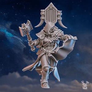 Stormpride Pride Caller | 16k Resin Miniatures | 28mm 32mm Tabletop Wargaming | Unpainted 画像 5