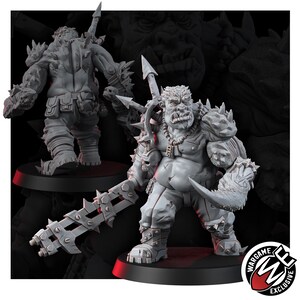 Chaos Renegades Of Pain Killers Team | 16k Resin Miniatures | 28mm Wargaming Unpainted image 3