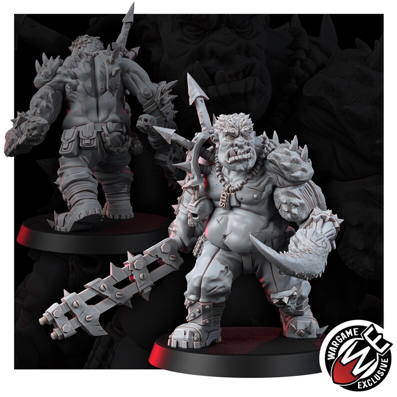 Chaos Renegades Of Pain Killers Team | 16k Resin Miniatures | 28mm Wargaming Unpainted image 3
