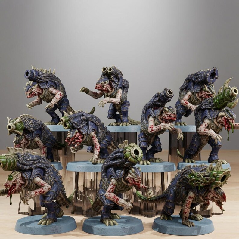 Xenariden-Mörser | Station Forge 16k Resin-Miniaturen | 28 mm/32 mm Tabletop-Wargaming | Unbemalt Bild 10