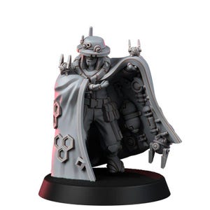 Coalition The Necrocity Black Traders | 16k Resin Miniatures | 28mm 32mm Tabletop Wargaming | Unpainted image 4