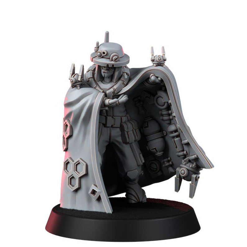 Coalition The Necrocity Black Traders | 16k Resin Miniatures | 28mm 32mm Tabletop Wargaming | Unpainted image 4