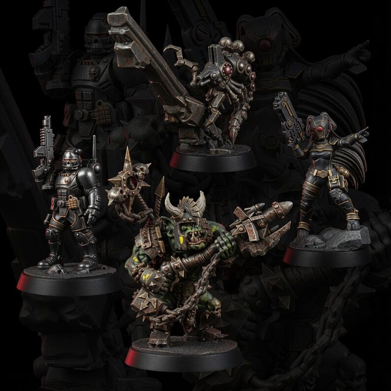 Wargame Exclusive June Bounty | 16k Resin Miniatures | 28mm 32mm Tabletop Wargaming | Unpainted image 1