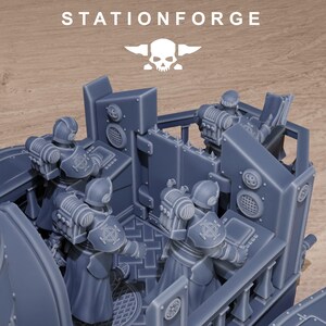 Vodalites Heavy Tank | Station Forge 16k Resin Miniatures | 28mm 32mm Tabletop Wargaming | Unpainted image 8