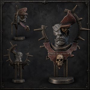 Statua di eroe orco, scenario orco - Resina 16k - Orchi / Giochi da tavolo / Wargaming / Grimdark immagine 1