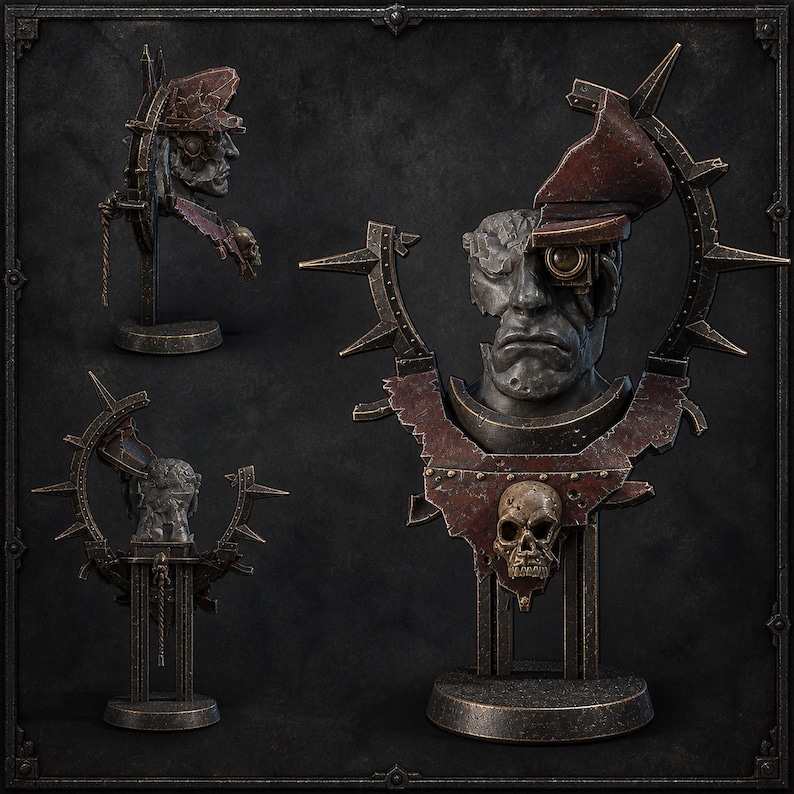 Statua di eroe orco, scenario orco - Resina 16k - Orchi / Giochi da tavolo / Wargaming / Grimdark immagine 1