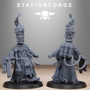 Grimcorp Firers | Station Forge 16k Resin Miniatures | 28mm 32mm Tabletop Wargaming | Unpainted image 8