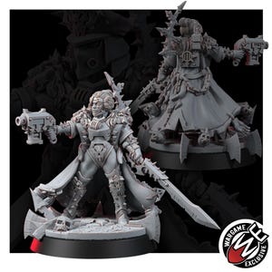 Miniatuur van Chaos Renegades | 16K harsfiguur voor oorlogsspellen (schaal 28 mm/32 mm) afbeelding 4