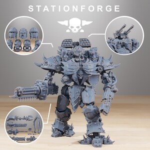 Pythonicus Defender MK2 | Station Forge 16k Resin Miniatures | 28mm 32mm Tabletop Wargaming | Unpainted image 2