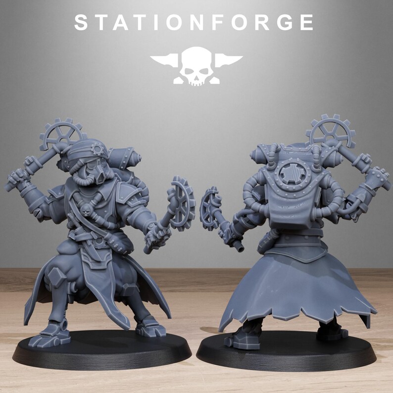Carroñeros Abrasadores / Miniaturas de resina Station Forge 16k / 28 mm 32 mm Juegos de guerra de mesa / Sin pintar imagen 8