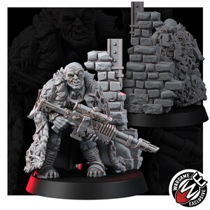 Chaos Renegades Of Pain Killers Team | 16k Resin Miniatures | 28mm Wargaming Unpainted image 4