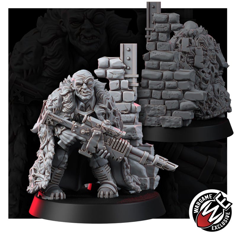Chaos Renegades Of Pain Killers Team | 16k Resin Miniatures | 28mm Wargaming Unpainted image 4