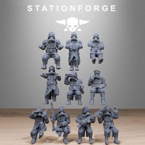 GrimGuard Support Vehicles | Station Forge 16k Resin Miniatures | 28mm 32mm Tabletop Wargaming | Unpainted image 7