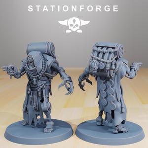 Scavenger Droitex MK2 | Station Forge 16k Resin Miniatures | 28mm 32mm Tabletop Wargaming | Unpainted image 3
