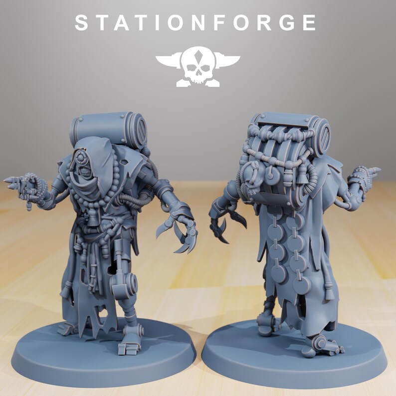 Scavenger Droitex MK2 | Station Forge 16k Resin Miniatures | 28mm 32mm Tabletop Wargaming | Unpainted image 3