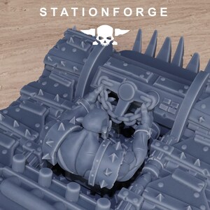 Orks Orkaz Mini Tank | Station Forge 16k Resin Miniatures | 28mm 32mm Tabletop Wargaming | Unpainted image 10