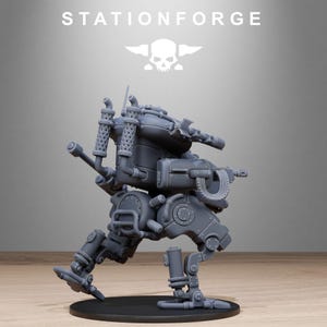 Freeguard Walker | Station Forge 16k Resin-Miniaturen | 28 mm/32 mm Tabletop-Wargaming | Unbemalt Bild 8