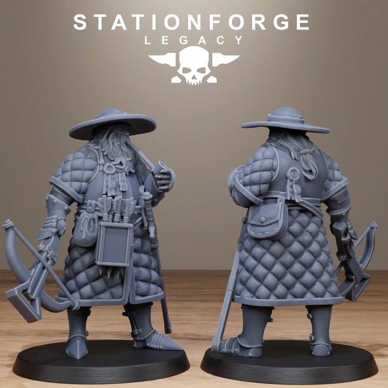 Legacy Thorncrest Witch Hunters | Station Forge 16k Resin Miniatures | 28mm 32mm Tabletop Wargaming | Unpainted 画像 6