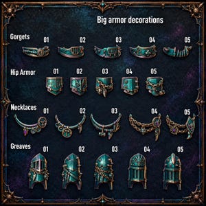 Anvil Wardens - Grote pantserdecoratie - 16k hars - GreyTide Studio - Drakes / Space Warriors / Bitz / Tabletop / Wargaming / Grimdark afbeelding 1