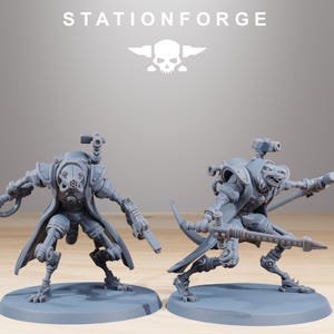 Raticus Curdsters | Station Forge 16k Resin-Miniaturen | 28 mm/32 mm Tabletop-Wargaming | Unbemalt Bild 6