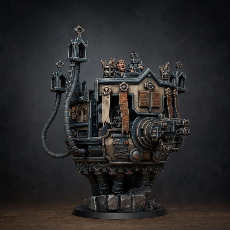 Vodalites Pulpit | Station Forge 16k Resin Miniatures | 28mm 32mm Tabletop Wargaming | Unpainted image 1