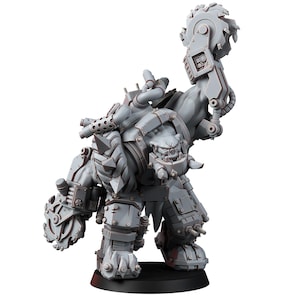 Ork Mega Armoured Bulorks | 16k Resin Miniatures | 28mm 32mm Tabletop Wargaming | Unpainted image 8