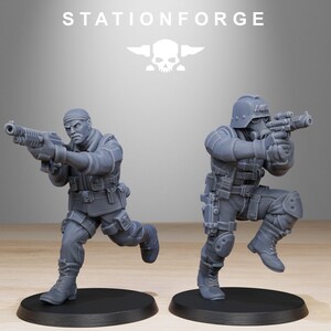 Grimguard Counter Terrorists | Station Forge 16k Resin Miniatures | 28mm 32mm Tabletop Wargaming | Unpainted image 6