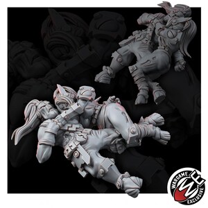 Coalition Casualties Eternal Love | 16k Resin Miniatures | 28mm 32mm Tabletop Wargaming | Unpainted image 4