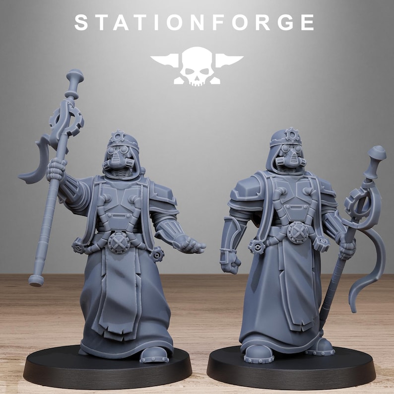 Scavenger Lectern Walker | Station Forge 16k Resin Miniatures | 28mm 32mm Tabletop Wargaming | Unpainted image 2