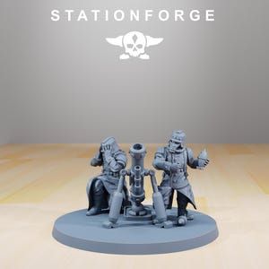 Grimguard Decimators | Miniaturas de resina Station Forge 16k | Jogos de mesa de 28 mm e 32 mm | Sem pintura imagem 6