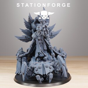Scavenger Priest | Station Forge 16k Resin Miniatures | 28mm 32mm Tabletop Wargaming | Unpainted image 6