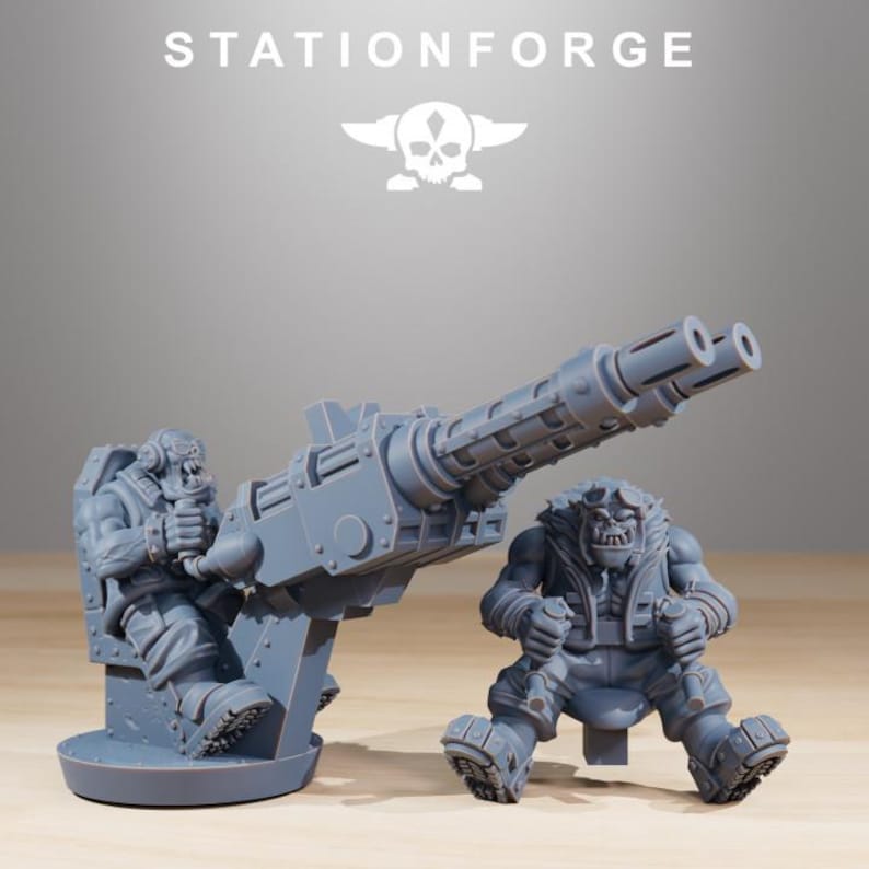Orkaz Dragon Bomba | Station Forge 16k Resin Miniatures | 28mm 32mm Tabletop Wargaming | Unpainted image 6