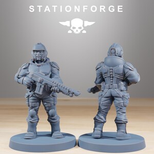 Vaskar Warmech | Station Forge 16k Resin Miniatures | 28mm 32mm Tabletop Wargaming | Unpainted image 5