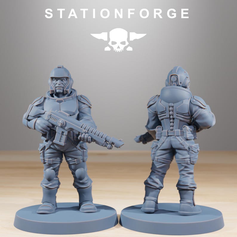 Vaskar Warmech | Station Forge 16k Resin Miniatures | 28mm 32mm Tabletop Wargaming | Unpainted image 5