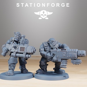 Orks Orkaz Pirates | Station Forge 16k Resin Miniatures | 28mm 32mm Tabletop Wargaming | Unpainted image 6