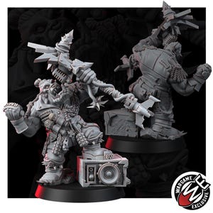 Ork Till Gorkkrakka | Miniatury z żywicy 16k | 28 mm 32 mm Gry bitewne | Niepomalowane zdjęcie 4