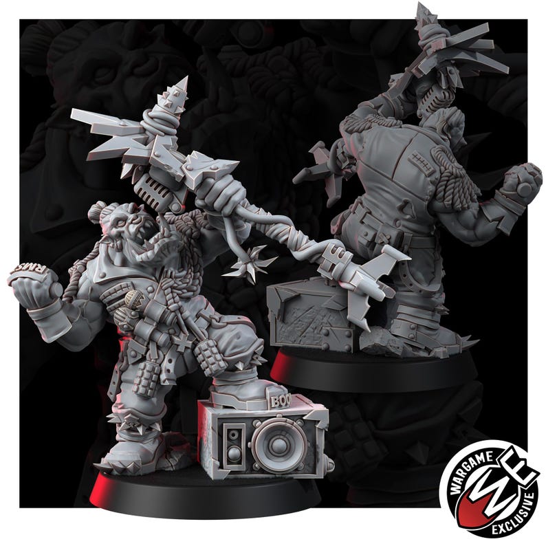 Ork Till Gorkkrakka | Miniatury z żywicy 16k | 28 mm 32 mm Gry bitewne | Niepomalowane zdjęcie 4