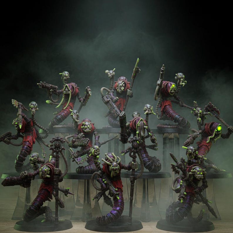 Serpientes Carroñeras / Miniaturas de Resina Station Forge 16k / 28 mm 32 mm Juegos de Guerra de Mesa / Sin Pintar imagen 10