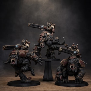 Tarion Beasts | Station Forge 16k Resin Miniatures | 28mm 32mm Tabletop Wargaming | Unpainted image 1
