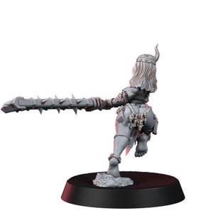 Sisters of Heresy Repentium Squad T2 | 16k Resin Miniatures | 28 mm 32 mm Tabletop Wargaming | Unbemalt Bild 8