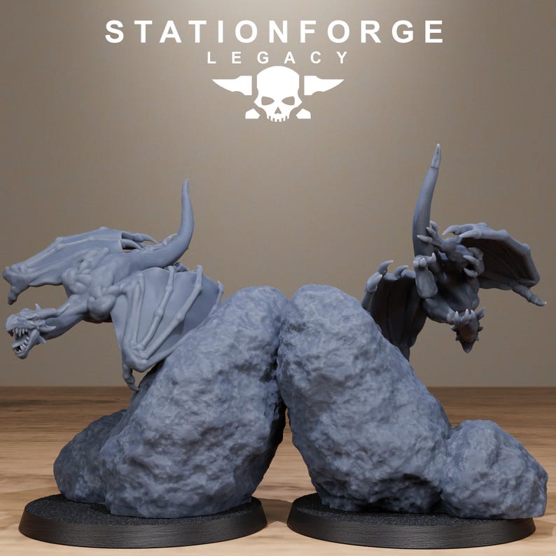 Solaris Dragon Squad | Station Forge 16k Resin Miniatures | 28mm 32mm Tabletop Wargaming | Unpainted image 5