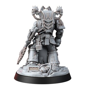Crimson Butcher | 16k Resin Miniatures | 28mm 32mm Tabletop Wargaming | Unpainted image 5