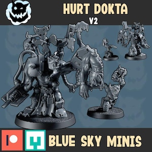 Hurt Dokta - Orc Character - 16k Resin - Orcs / Tabletop / Wargaming / Grimdark image 2