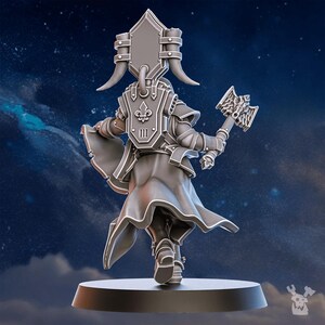 Stormpride Pride Caller | 16k Resin Miniatures | 28mm 32mm Tabletop Wargaming | Unpainted 画像 4