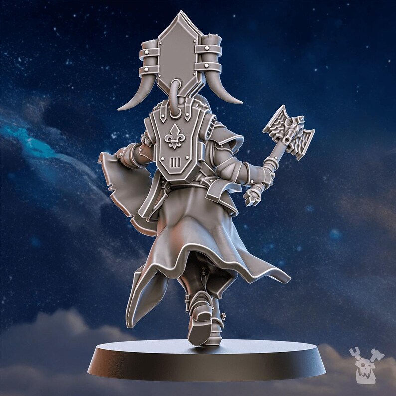 Stormpride Pride Caller | 16k Resin Miniatures | 28mm 32mm Tabletop Wargaming | Unpainted 画像 4