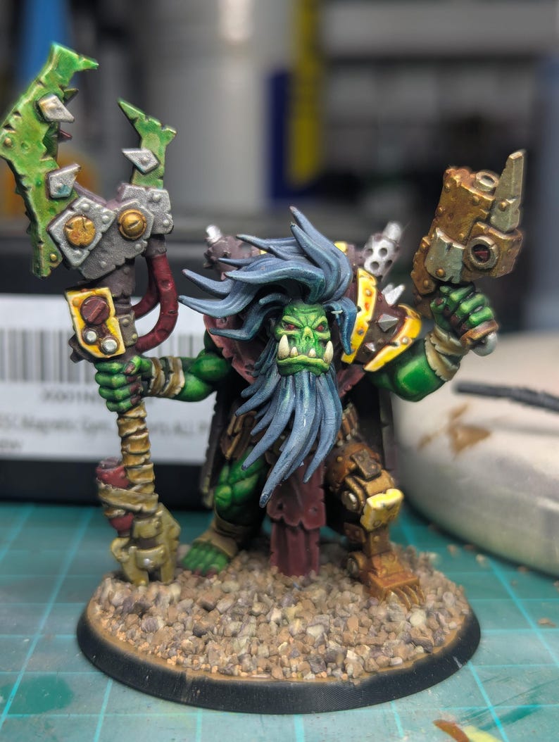 Orks Orkaz Madman | Station Forge 16k Resin Miniatures | 28mm 32mm Tabletop Wargaming | Unpainted image 6