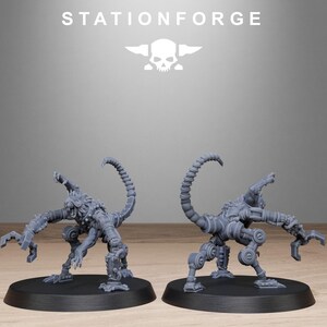 Raticus Technoclaw | Station Forge 16k Resin Miniatures | 28mm 32mm Tabletop Wargaming | Unpainted image 3