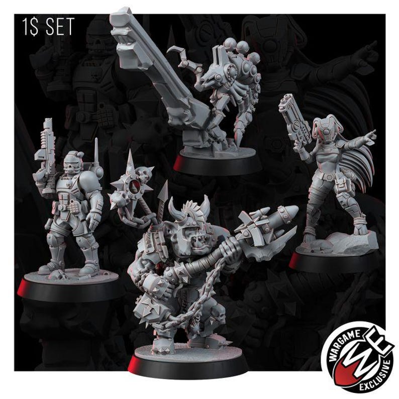 Wargame Exclusive June Bounty | 16k Resin Miniatures | 28mm 32mm Tabletop Wargaming | Unpainted image 10